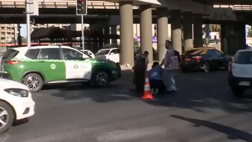Se registra atropello a peatón en medio de una fiscalización de vehículos en La Florida