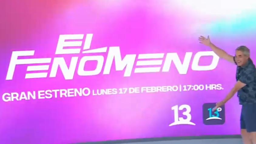 No te pierdas El Fenómeno, el nuevo programa de José Miguel Viñuela en Canal 13