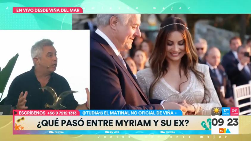 José Miguel Viñuela contó cómo vio a Myriam Hernández en su show en Angol tras anunciar su separación