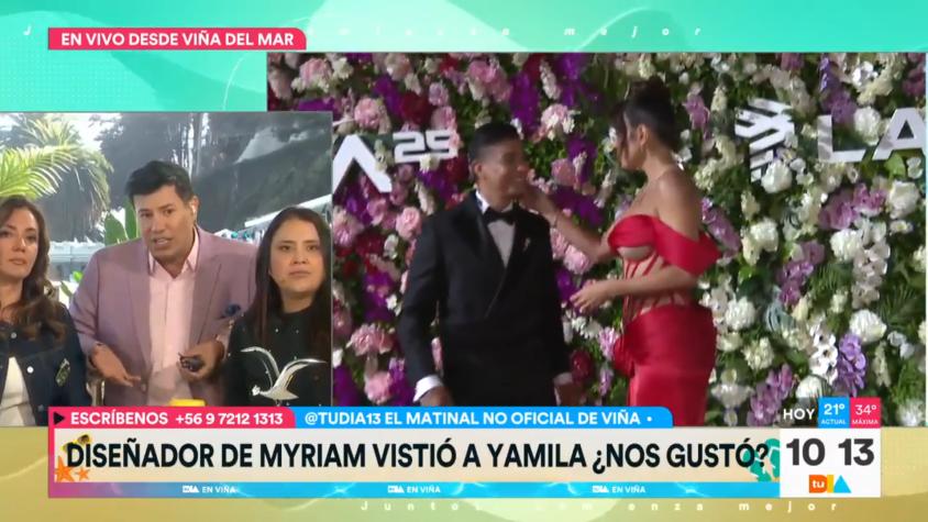 Colombiano analiza los trajes de la gala realizados por el diseñador que vestirá a Myriam Hernández en su show: "eran del terror"