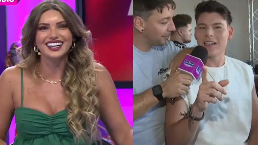 "Estoy confundida": Así fue el intercambio de Faloon Larraguibel y hermano de Raimundo Cerda en vivo