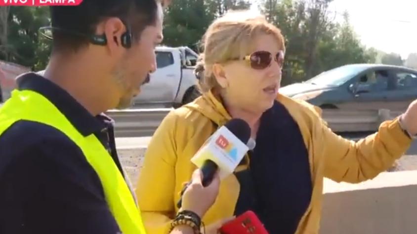 Víctima de choque múltiple en Ruta 5: "Gracias a Dios estamos vivos"