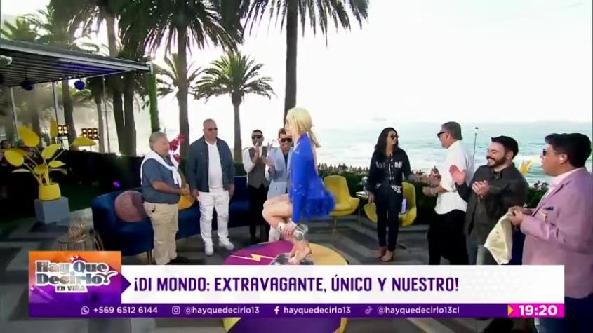 Di Mondo prendió al panel de Hay Que Decirlo con osado baile