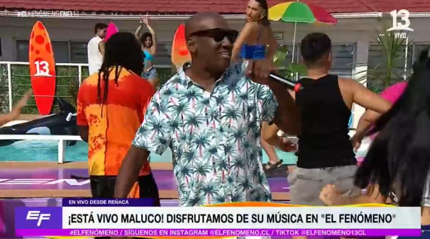 ¡Ta vivo Maluco! Gran invitado de “El Fenómeno” hizo bailar a todos con sus canciones