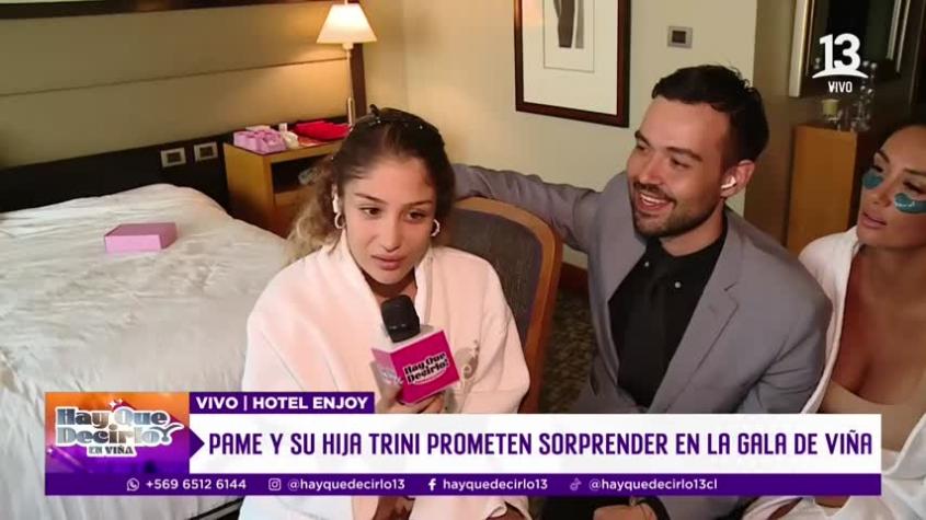 “Bien nerviosa”: Trinidad Neira y Pamela Díaz nos muestran sus preparativos para la Gala