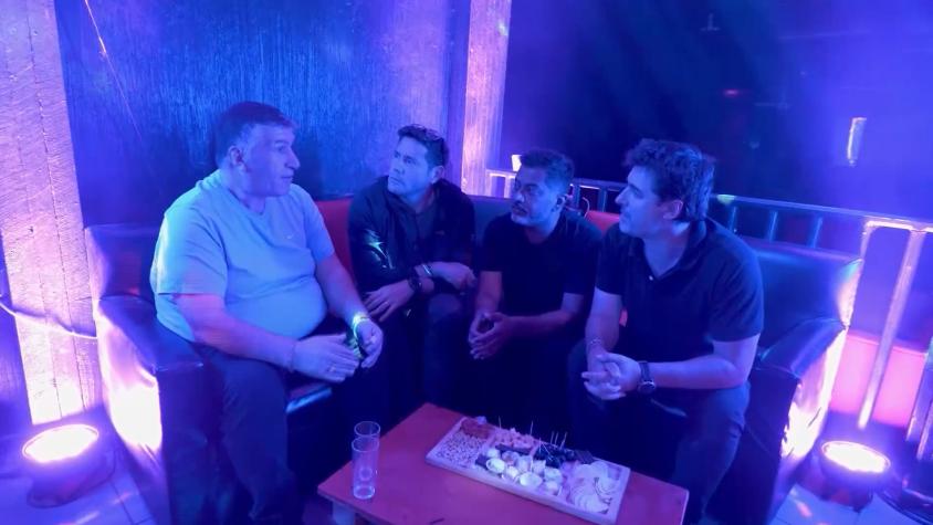 Pancho, Jorge y Pedro Ruminot llegan por error a un night club ubicado en mitad de la carretera