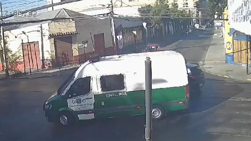 Carabinero fue atropellado en medio de fiscalización en Estación Central: Otros uniformados dispararon a delincuente