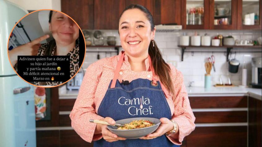La divertida anécdota de Camila Chef en el primer día de jardín de su hijo