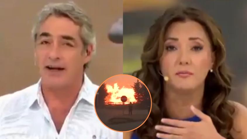 Vecino de Santa Juana relató las razones para escapar del fuego: "Alguien fue a prender el cerro donde vivíamos"