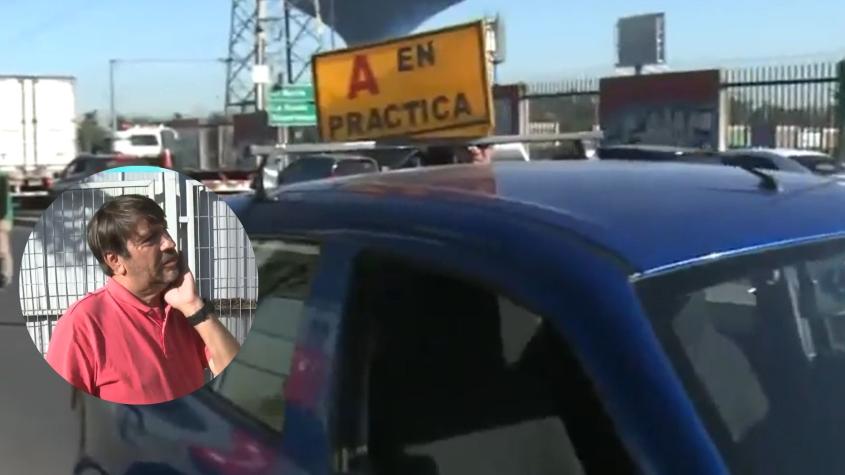 Estudiante quedó tirado: Instructor de manejo fue fiscalizado por no tener la licencia para enseñar