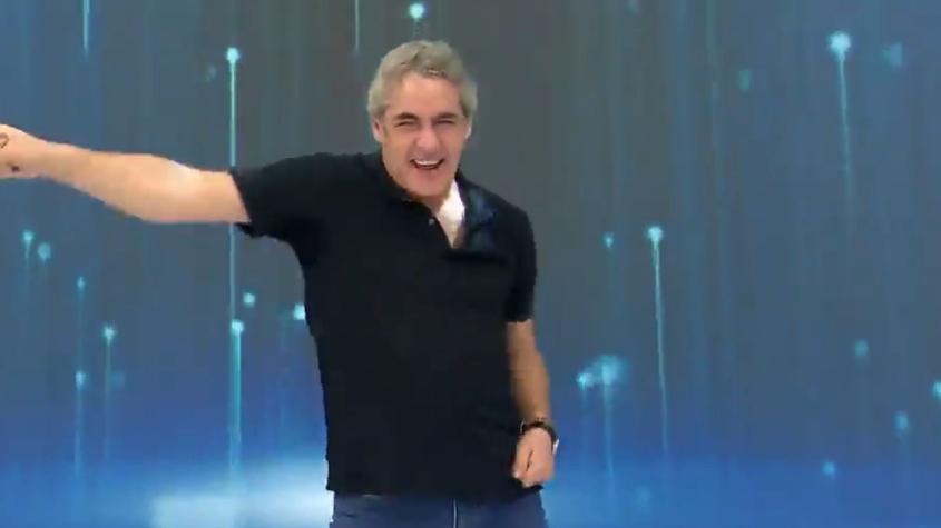 José Luis Repenning se la jugó con atrevido baile al estilo de Juan Antonio Labra