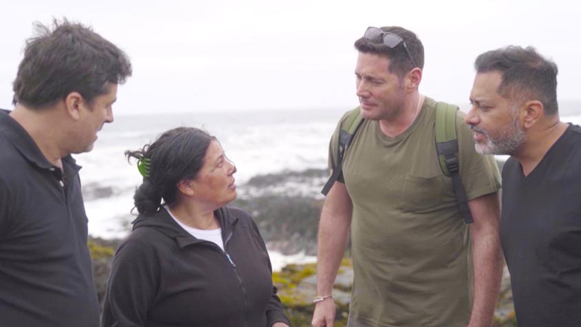 De loco a la parrilla hasta platos con cochayuyo: Pancho, Pedro y Jorge Zabaleta prueban las bondades gastronómicas de Pichilemu 