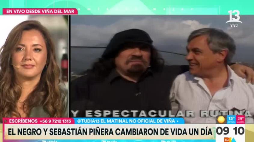 Miguel "Negro" Piñera y Sebastián intercambiaron de vida por un día 