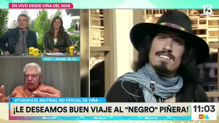 Don Francisco recordó con emoción a Miguel "Negro" Piñera tras su reciente partida