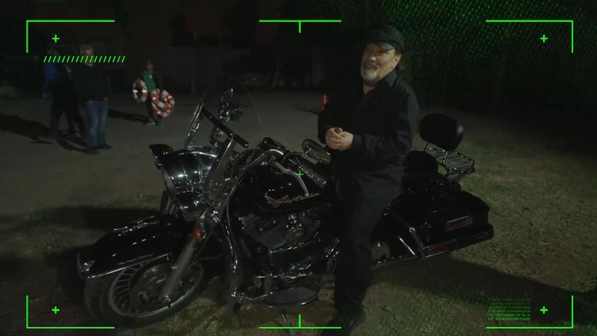 Así fue la caída en moto del Negro Piñera al llegar a Palabra de Honor