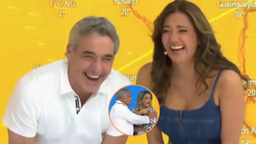 La divertida broma de José Luis Repenning a Michelle Adam que causó carcajadas: "No les decía yo" 