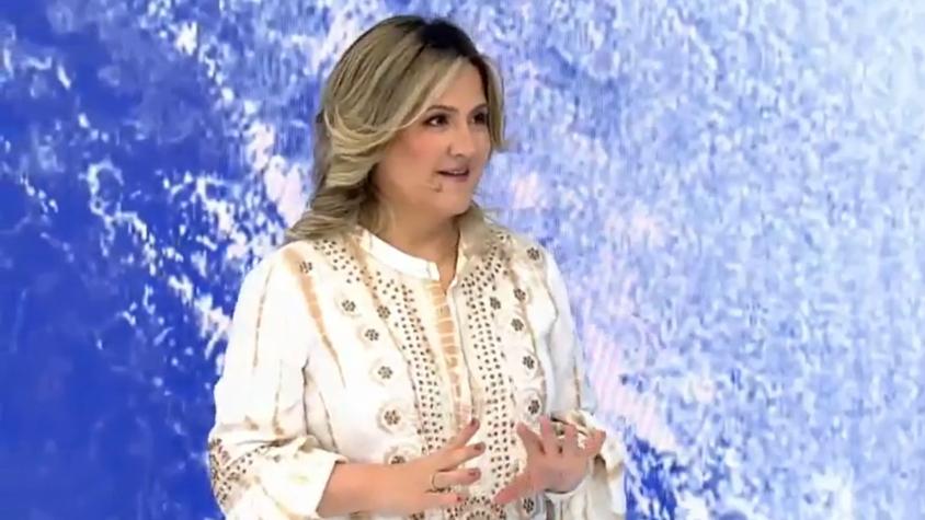 Michelle Adam habla de la posibilidad de lluvia en la Región Metropolitana