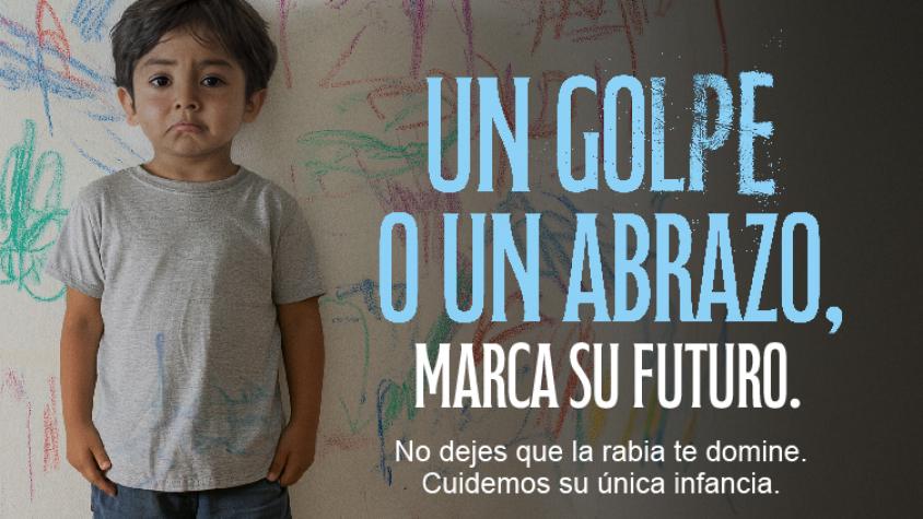 “Un golpe o un abrazo”: Lanzan campaña nacional para prevenir el maltrato infantil