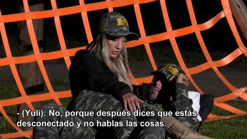 "Quédate soltero": Yuli Cagna tuvo una áspera pelea con Vico Bouvier por culpa de sus celos hacia otra participante