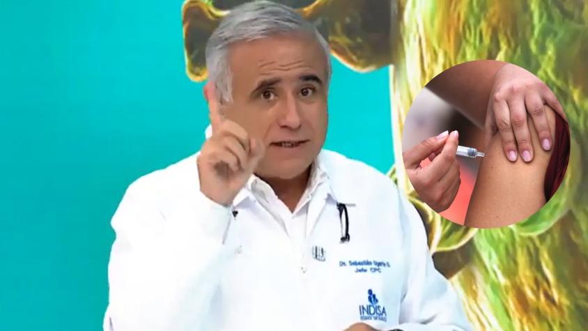 Doctor Ugarte recomienda cuándo vacunarse para estar protegido antes del peak de la influenza