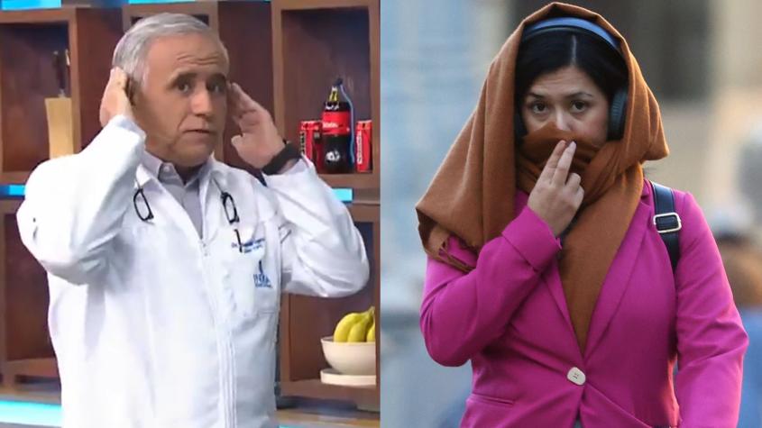 Doctor Ugarte entrega recomendaciones para protegerse del frío