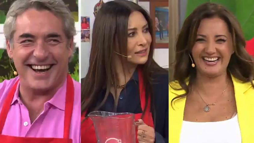 Myriam Hernández no se aguantó y realizó directa pregunta a Repe y Priscilla Vargas: "¿Ustedes están pololeando?"