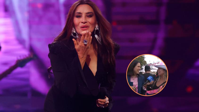 Pusieron a prueba sus conocimientos: Llegan las primeras fanáticas de Myriam Hernández al Estadio Nacional
