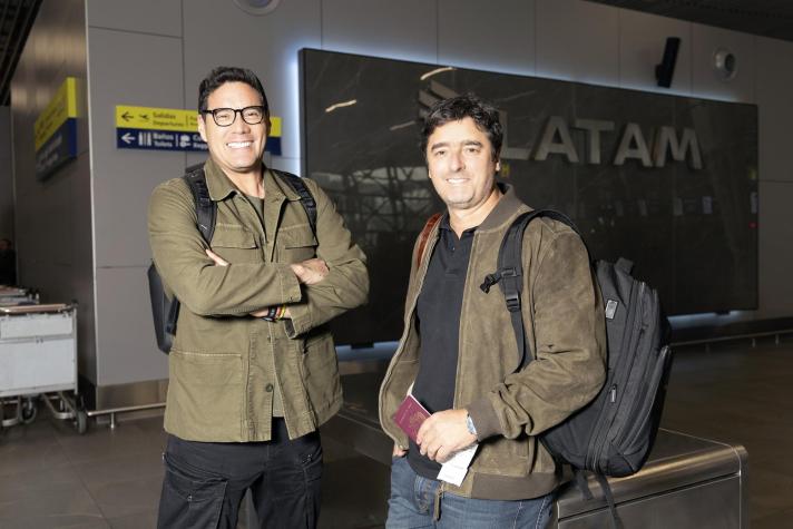 Comenzó la grabación Socios por el mundo 4 junto a Jorge Zabaleta y Pancho Saavedra: Este país será el primer destino 