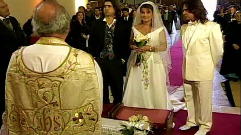 Detrás de cámaras del matrimonio entre Beatriz y Dante
