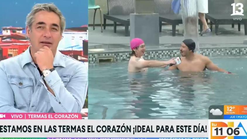 Reportero de Tu Día vive grato momento de relajación en Termas El Corazón con agua a 27 °C