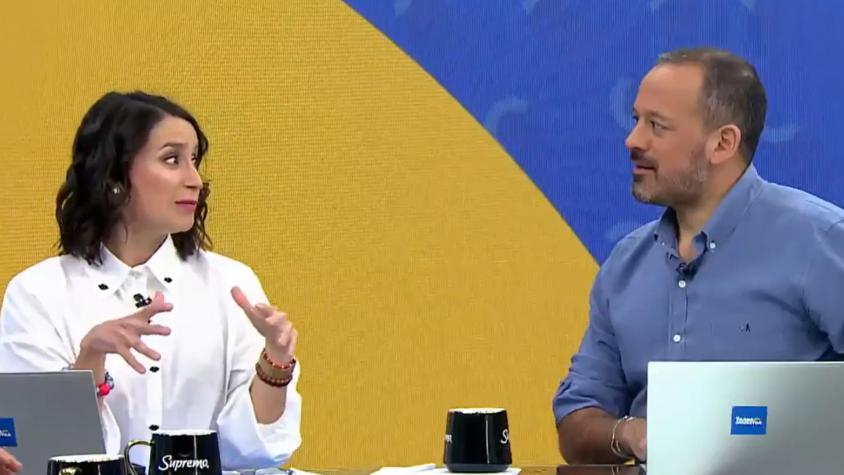 El video de las reacciones de Alfonso Concha y Chantal por el sismo que afectó a la zona central: "Se nos movió el piso"