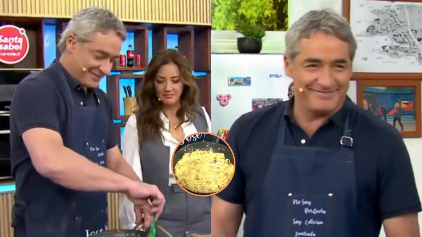 El divertido chascarro de José Luis Repenning al intentar preparar un omelette: "La intención es la que vale"