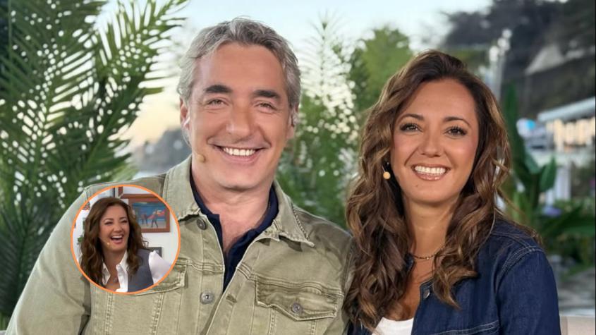 La entretenida broma de José Luis Repenning a Priscilla Vargas por su vestimenta: "Yo entré y me empezó a molestar"