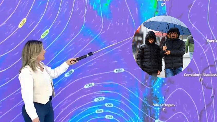 "Tren" de sistemas frontales: Michelle Adam pronostica cuándo y a qué hora comenzará a llover en la Región Metropolitana