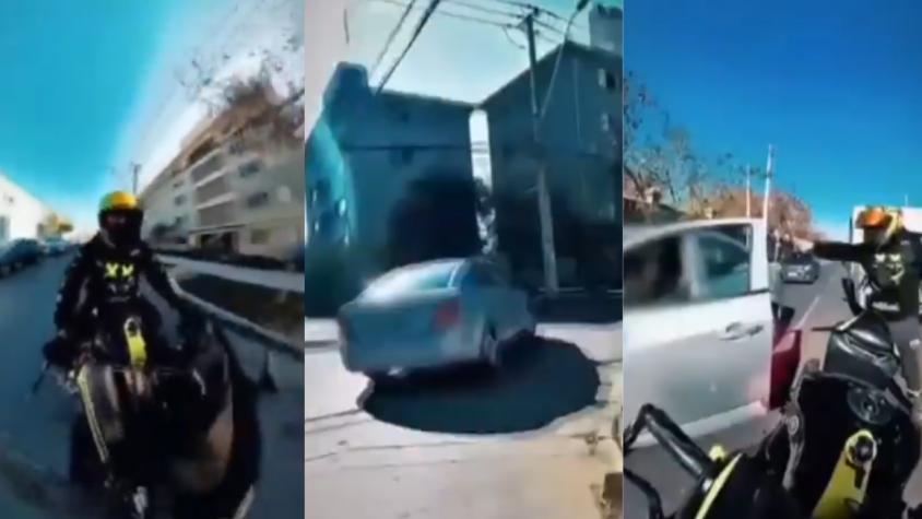 Motociclista grabó y persiguió a mujer que atropelló a un adulto mayor: Repe alabó su acto heróico 