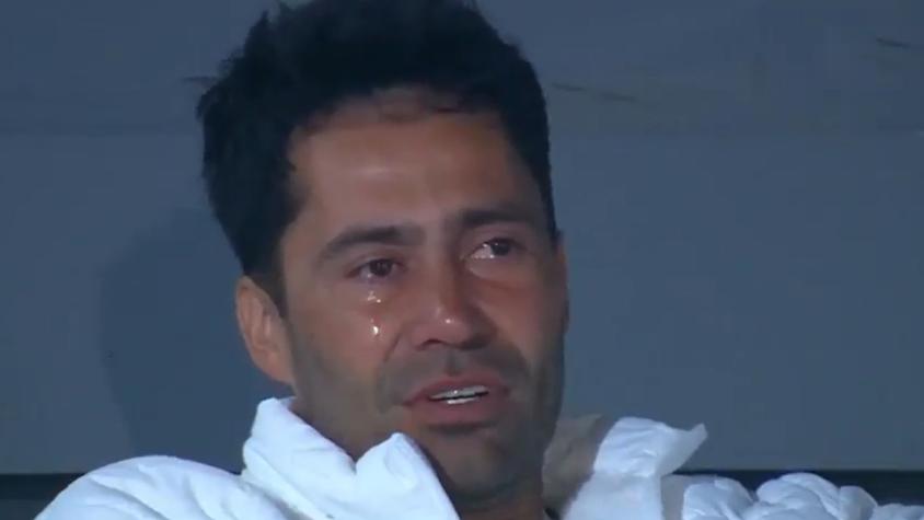 El video del momento exacto en que Luis Jiménez llorará al recordar separación con Coté López