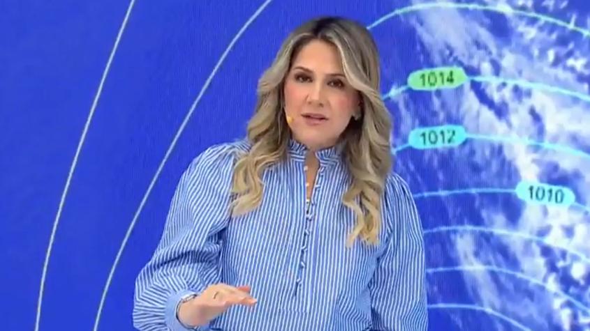 Michelle Adam advierte sobre los fuertes vientos del sistema frontal: revisa las regiones más afectadas