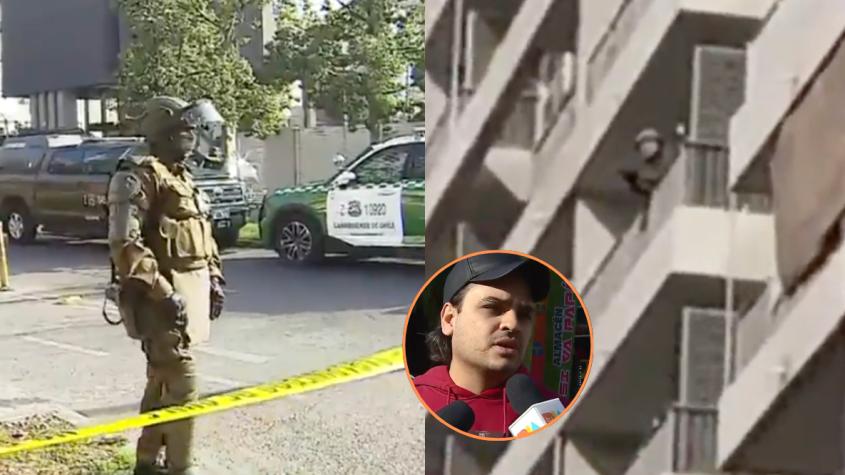 Vecino de hombre parapetado en San Miguel habla de sus extrañas actitudes: "En como el personaje de Fragmentado"