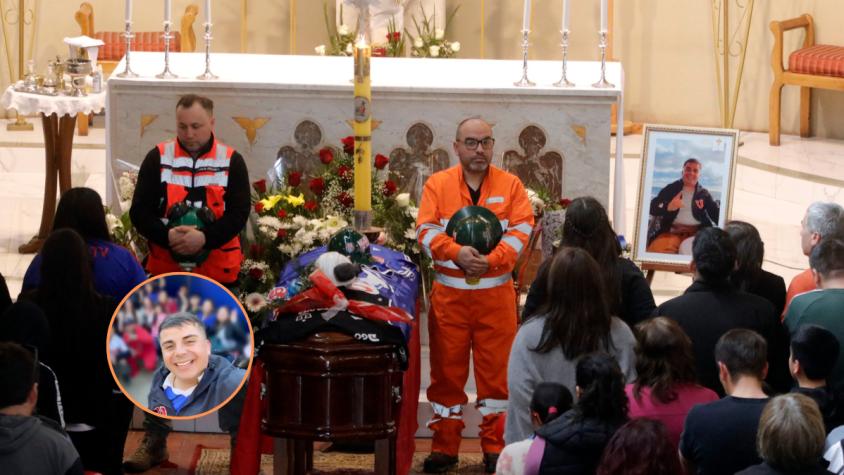 Tragedia en mina El Teniente: la masiva despedida de Jean Miranda, padre de 3 y uno en camino