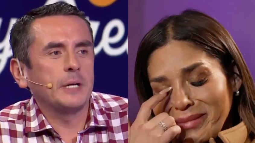 Kathy Orellana no contuvo el llanto al contactarse con su abuelo fallecido: le habló sobre los problemas con su hijo