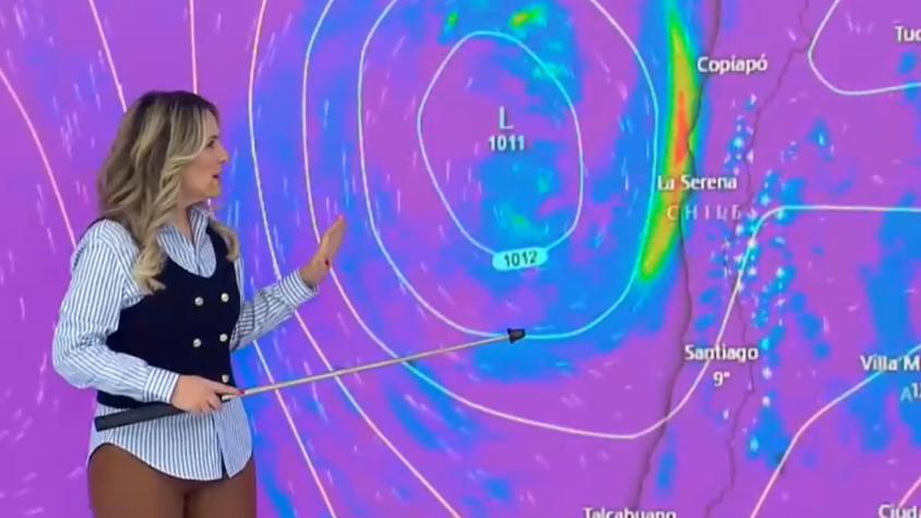 Michelle Adam explica el fenómeno que afectará al norte de Chile: "12 horas de precipitaciones"