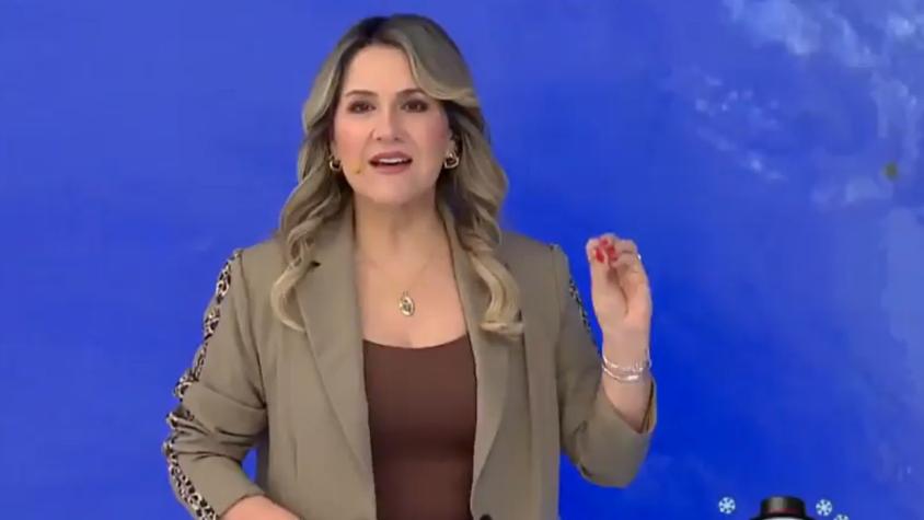 Michelle Adam entrega jugado pronóstico para los próximos días: "Serán los más fríos de este invierno"