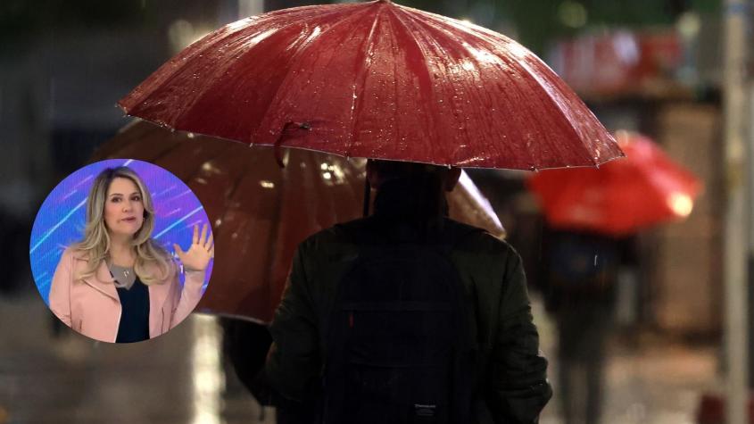 Michelle Adam informa a qué hora comenzará a llover con intensidad en Santiago: "Será importante"