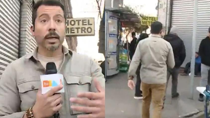 Periodista de Tu Día enfrenta a delincuente que amenazó con robar cámara: "Se creen dueños del espacio"