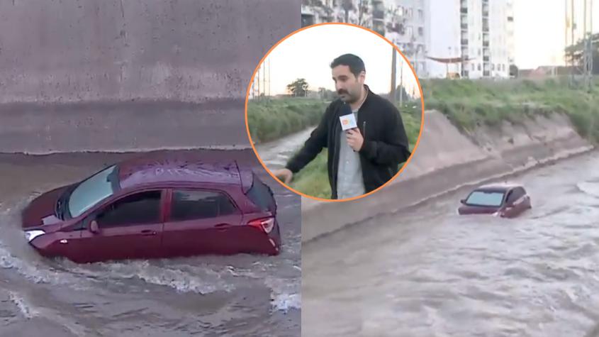 Auto cae al canal San Carlos: conductora estaba aprendiendo a manejar en estado de ebriedad