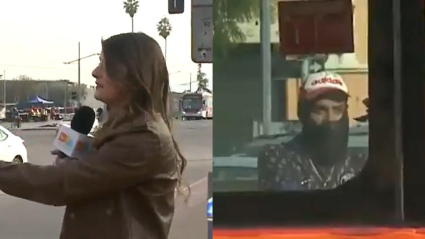 Increíble: instaló ruco en el techo de un paradero y amenazó a un equipo de Tu Día