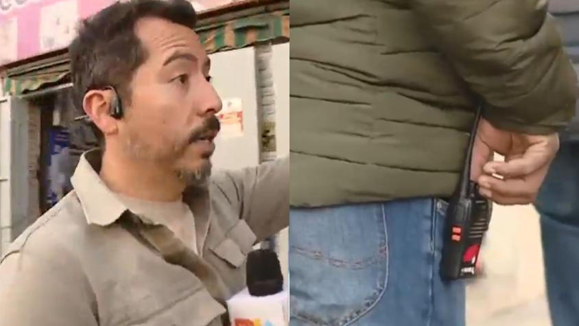 Equipo de Tu Día fue seguido por un supuesto "equipo de mantención" de Barrio Meiggs: "Gente con radio todo el tiempo"