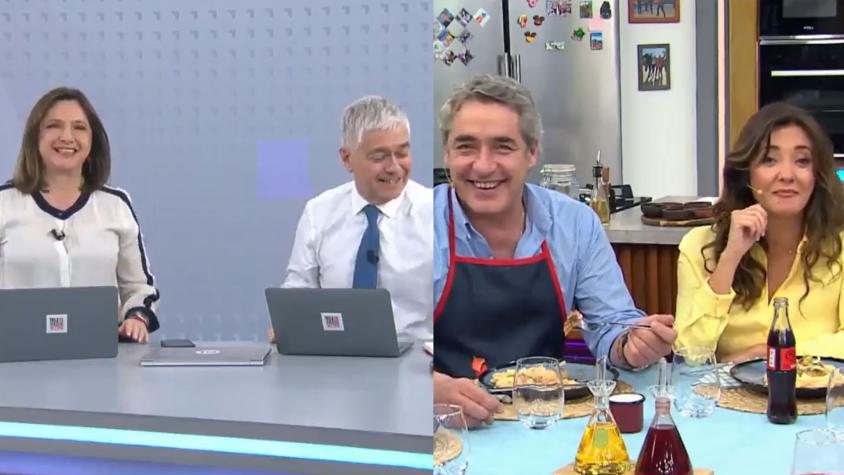 José Luis Repenning y Priscilla Vargas entregaron exquisito regalo a Mónica Pérez e Iván Valenzuela: "Me están sacando pica"