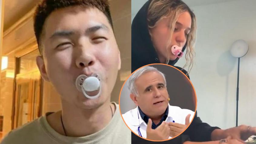 ¿Chupetes para calmar la ansiedad? Doctor Ugarte advierte los peligros de usar "tetes" en la adultez