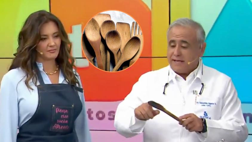 "Tiene más bacterias que la tapa del WC": doctor Ugarte explica los peligros que existen al usar cuchara de palo 